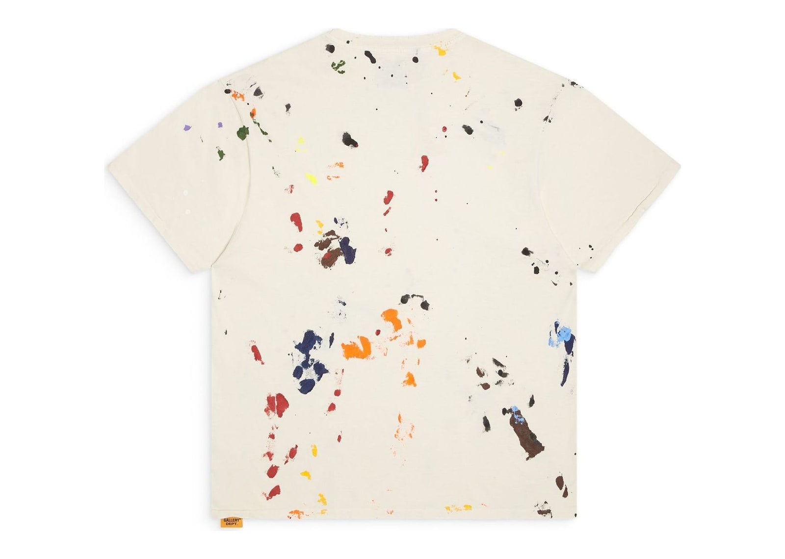Gallery Dept. Rag Appliqued Tee Washed Cream - görsel 2