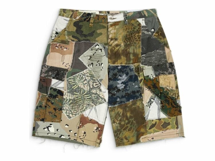 Gallery Dept. Retouche Camo Patchwork Kenzie Short Mixed Camo