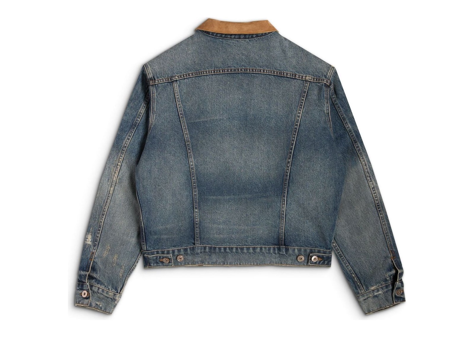 Gallery Dept. Santa Fe Trucker Jacket Washed Indigo - görsel 4