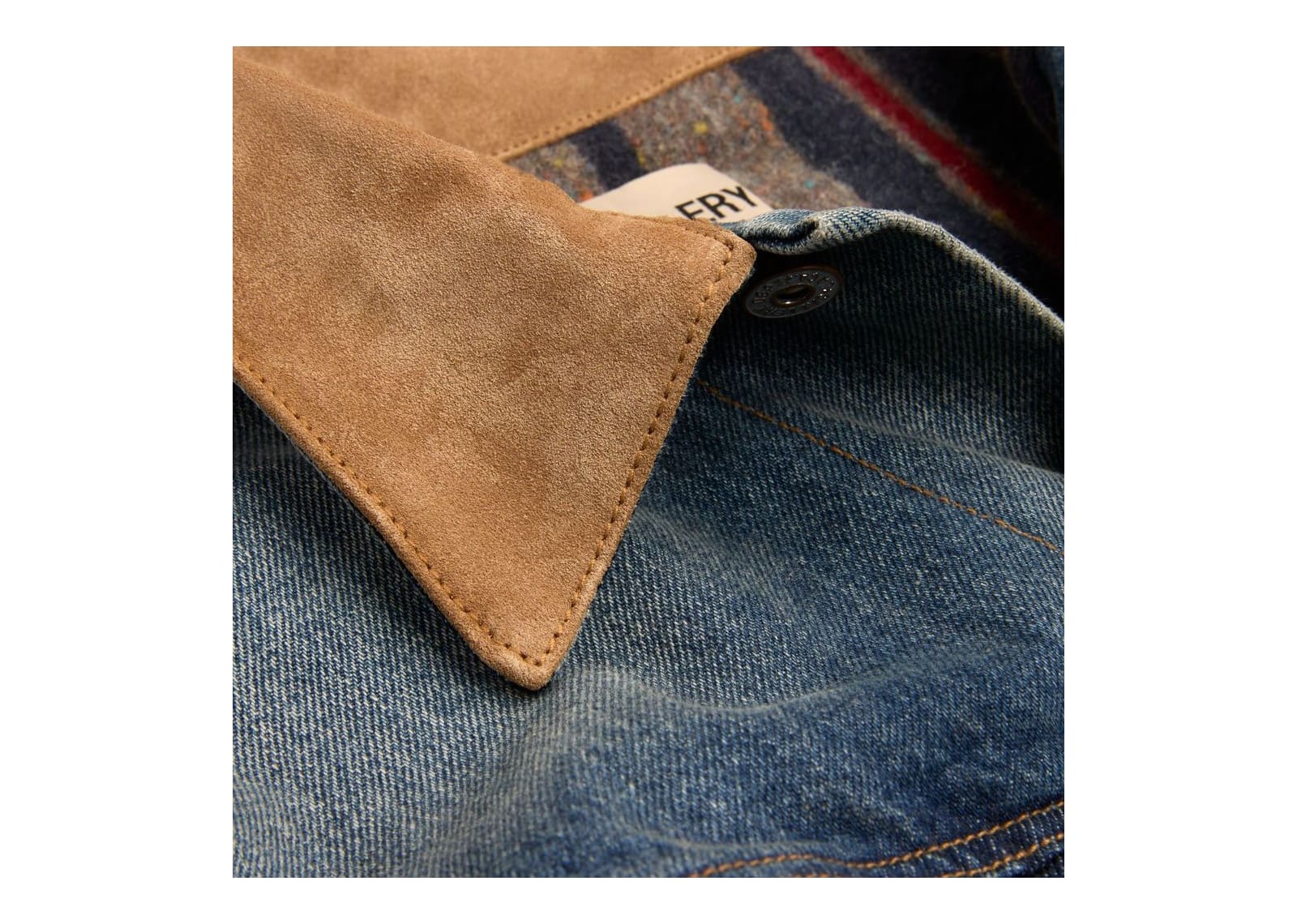Gallery Dept. Santa Fe Trucker Jacket Washed Indigo - görsel 5