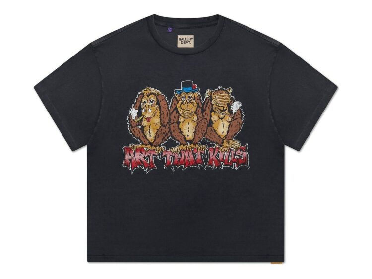 Gallery Dept. See No Evil Tee Vintage Black