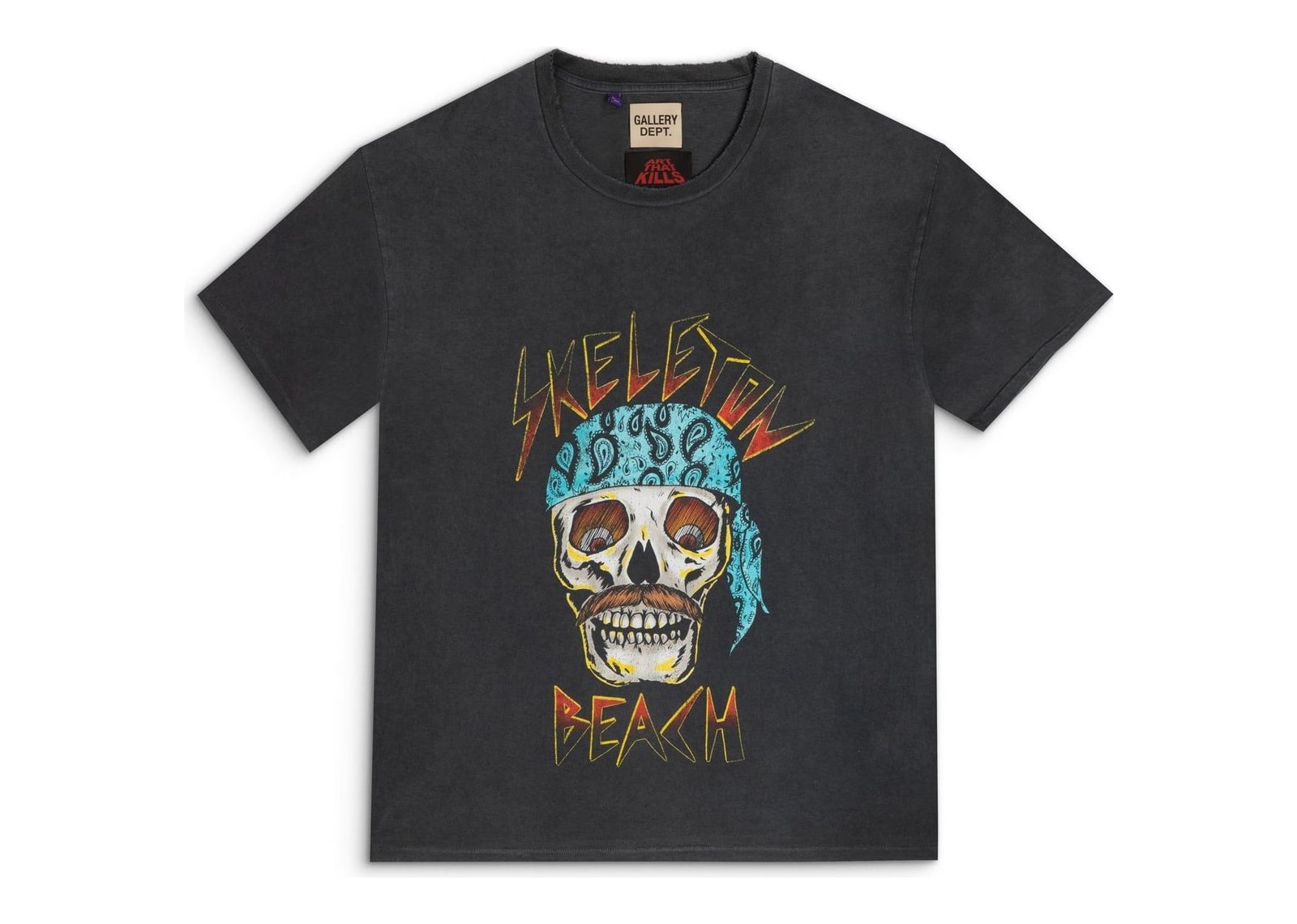 Gallery Dept. Skeleton Beach Tee Light Vintage Black