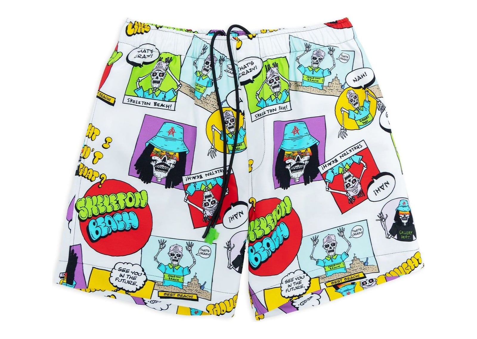 Gallery Dept. Surf Zuma Shorts Skeleton Beach Comic