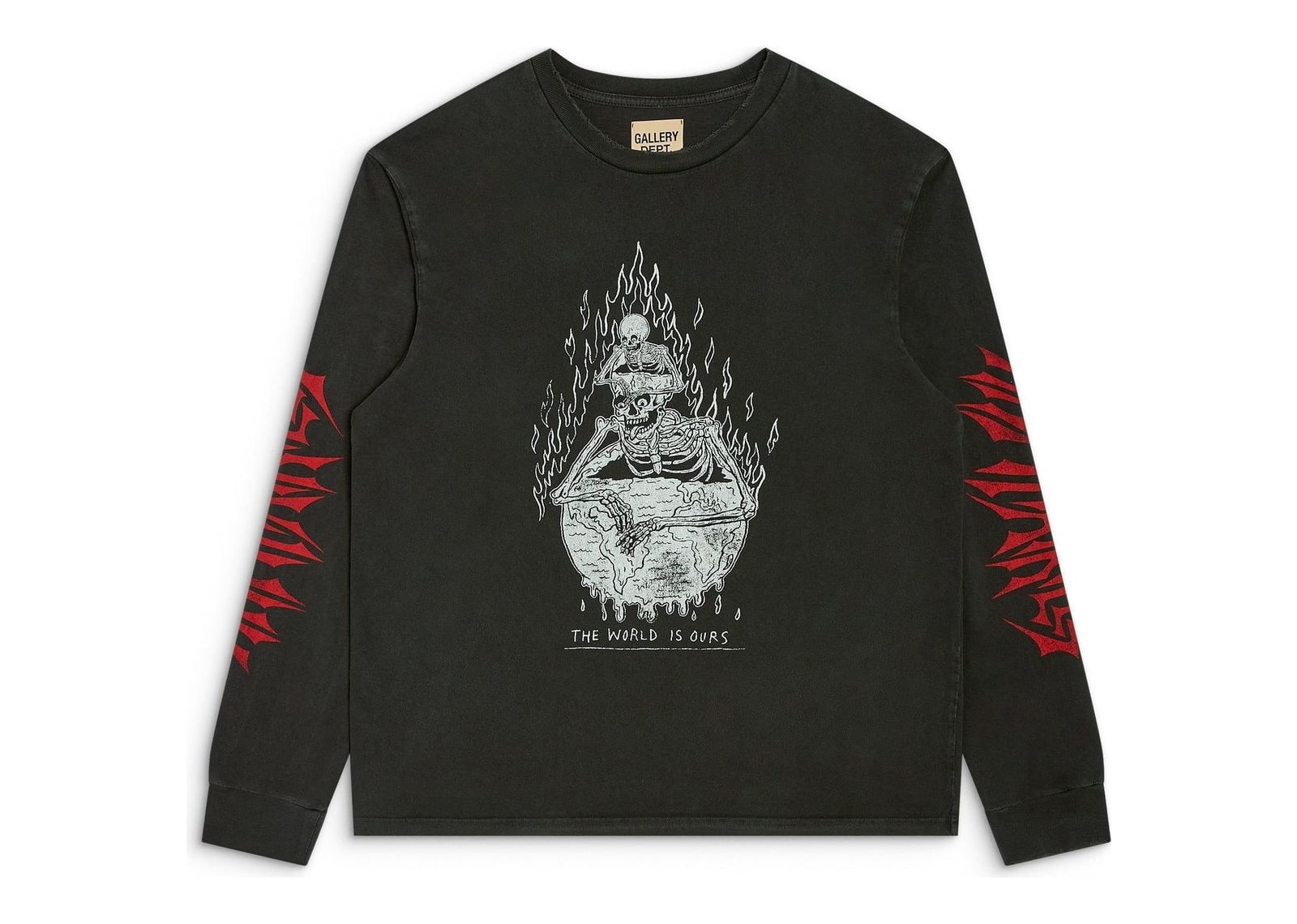 Gallery Dept. The World Is Ours L/S Vintage Black