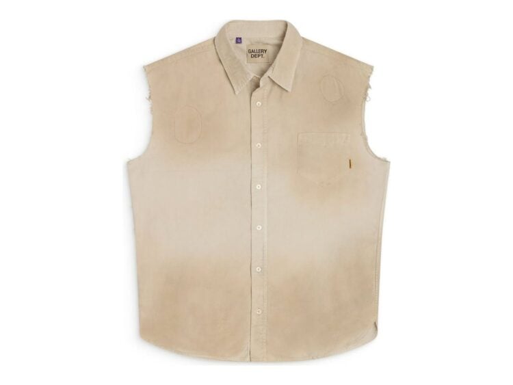 Gallery Dept. Trucker Sleeveless Marley Dirty White