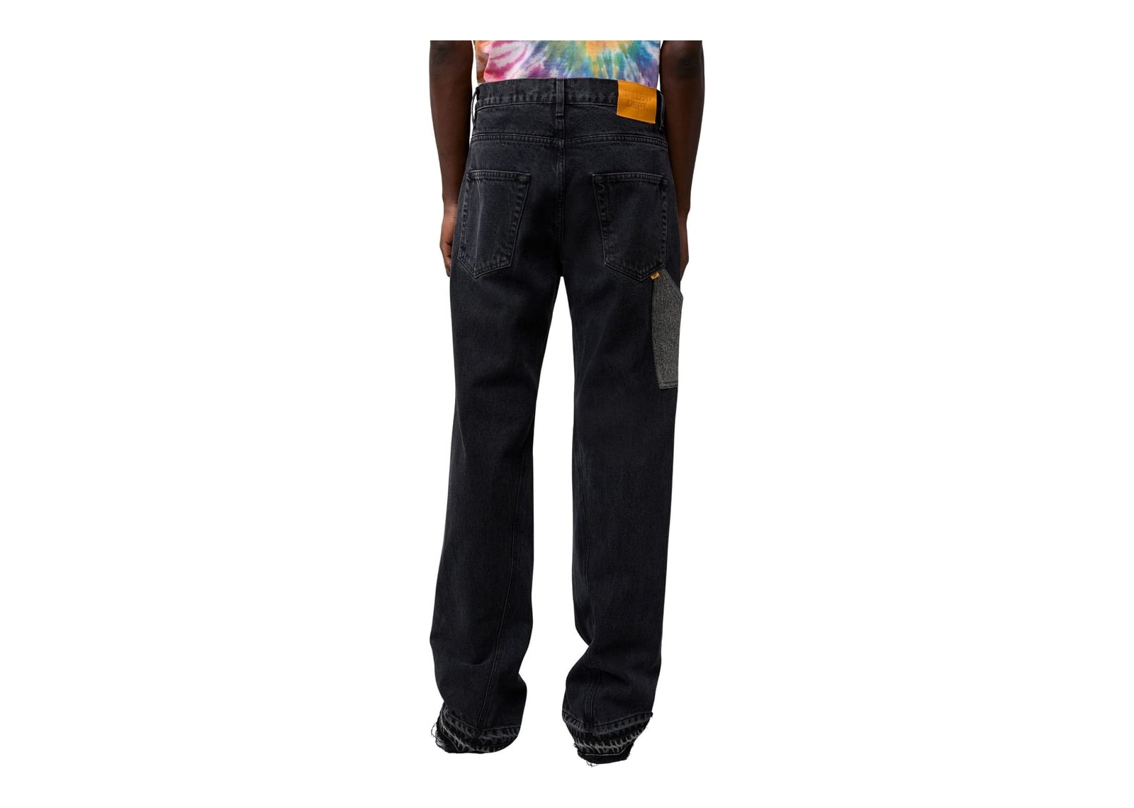 Gallery Dept. Twisted Wide Leg Pant Black - görsel 4