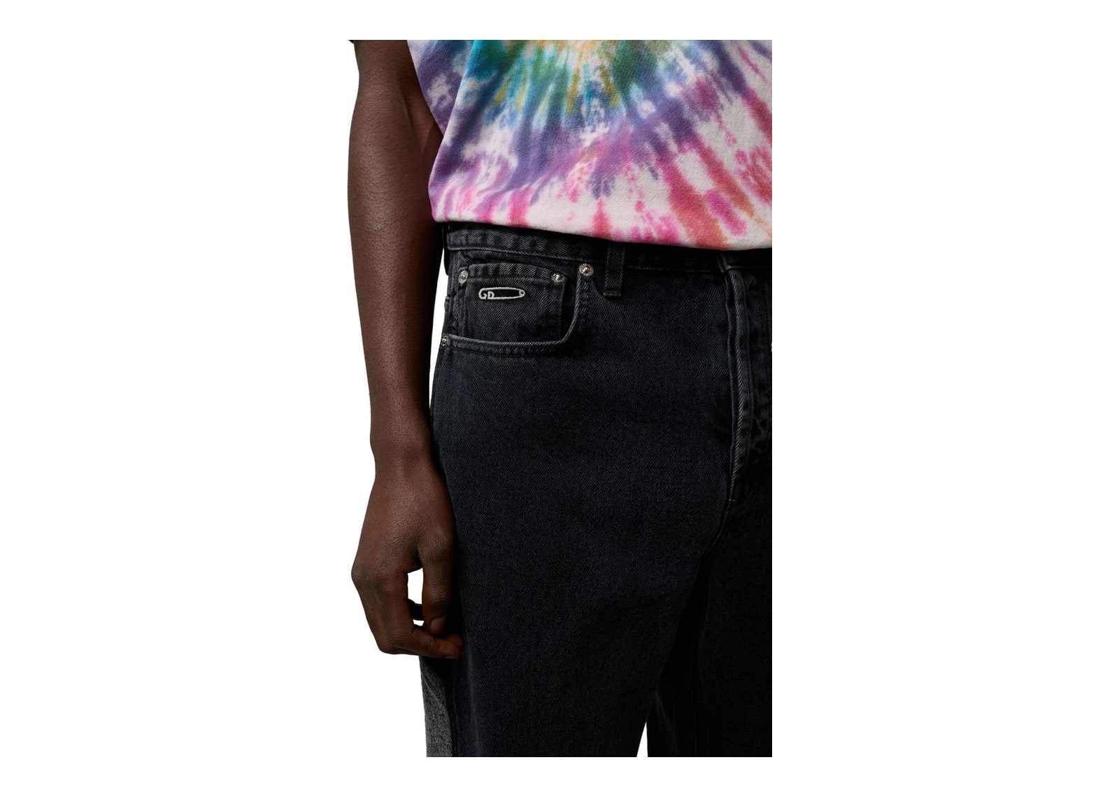 Gallery Dept. Twisted Wide Leg Pant Black - görsel 6