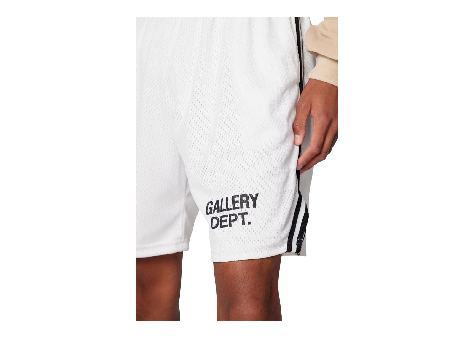 Gallery Dept. Venice Court Shorts White/Black - görsel 5