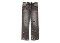 Gallery Dept. Zip Denim Black w/ Paint