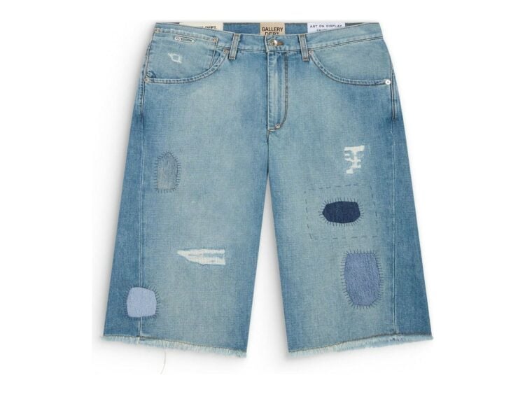 Gallery Dept. Zip Shorts Indigo