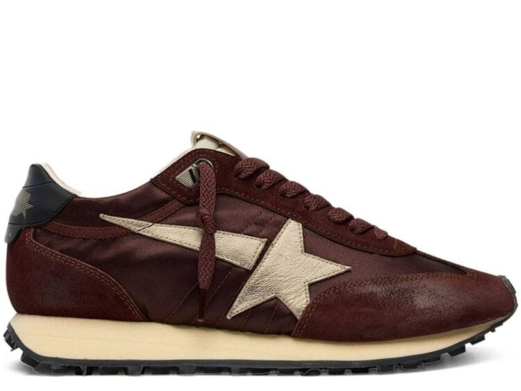 Golden Goose Marathon Brown Satin Platinum Star (W)