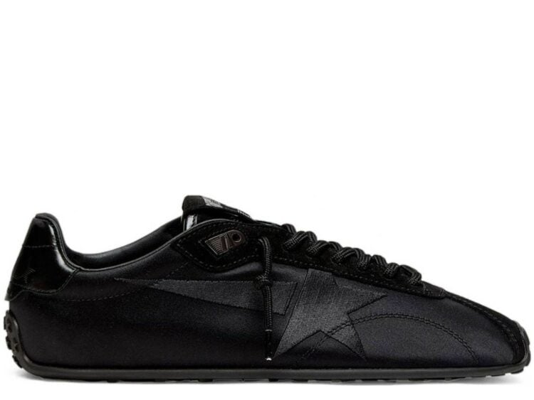 Golden Goose Marathon Speed Black Satin Black Star (W)