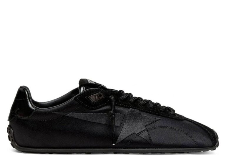 Golden Goose Marathon Speed Black Satin Black Star (W)