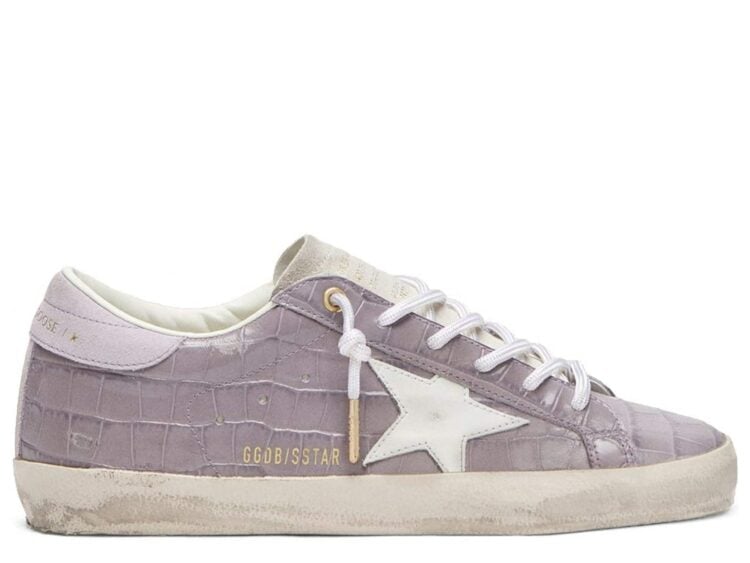 Golden Goose Super-Star Folded Lining Lilac White (W)