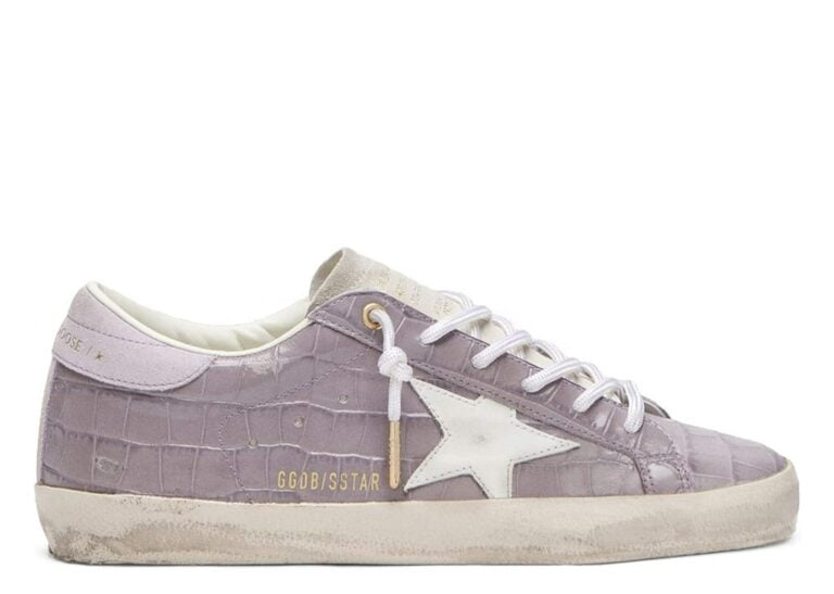 Golden Goose Super-Star Folded Lining Lilac White (W)