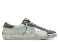 Golden Goose Super-Star Grey Brown Turquoise