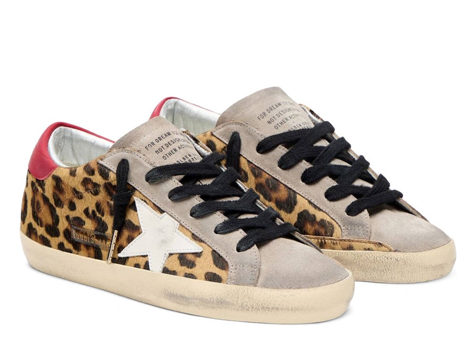Golden Goose Super-Star Leopard Pony Red Heel Tab (W) - görsel 2