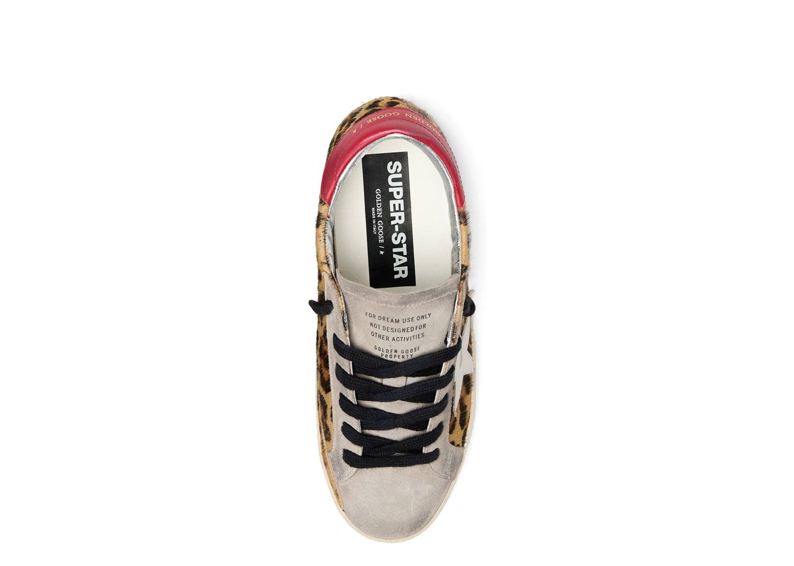 Golden Goose Super-Star Leopard Pony Red Heel Tab (W) - görsel 3