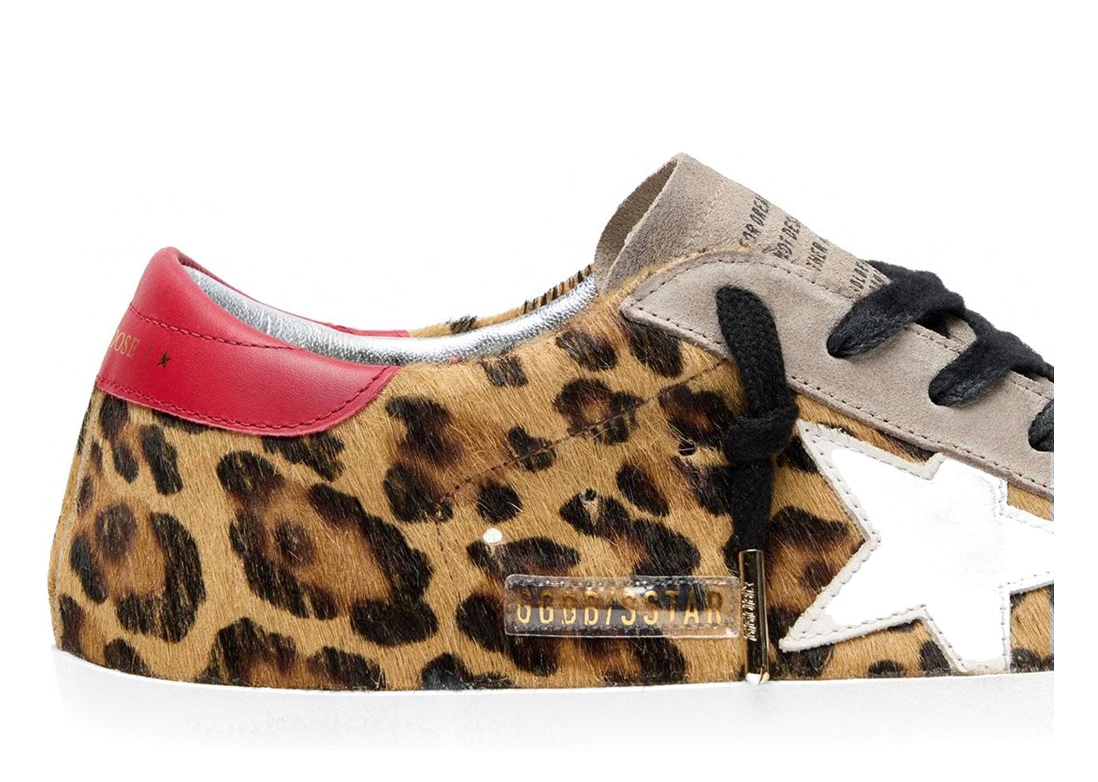 Golden Goose Super-Star Leopard Pony Red Heel Tab (W) - görsel 4