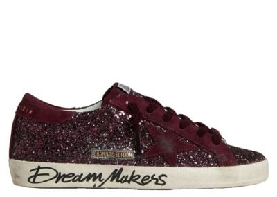 Golden Goose Super-Star LTD Cherry Glitter Cherry Suede Star (W)