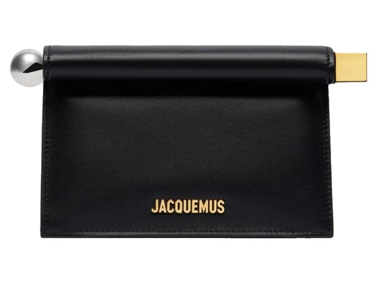 Jacquemus La Petite Pochette Rond Carré Black