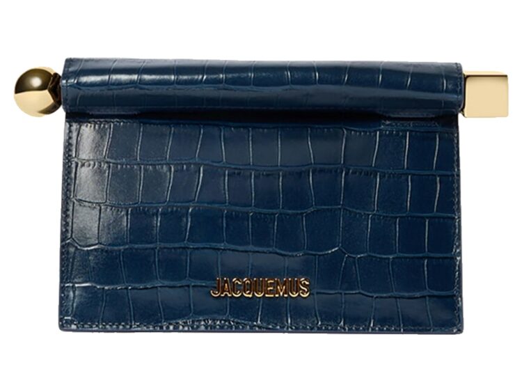 Jacquemus La Petite Pochette Rond Carré Dark Navy