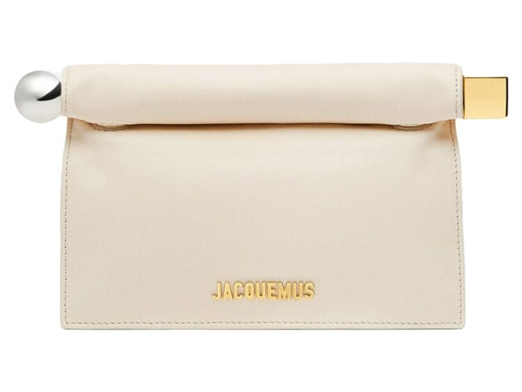 Jacquemus La Petite Pochette Rond Carré Light Ivory
