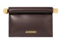 Jacquemus La Petite Pochette Rond Carré Midnight Brown