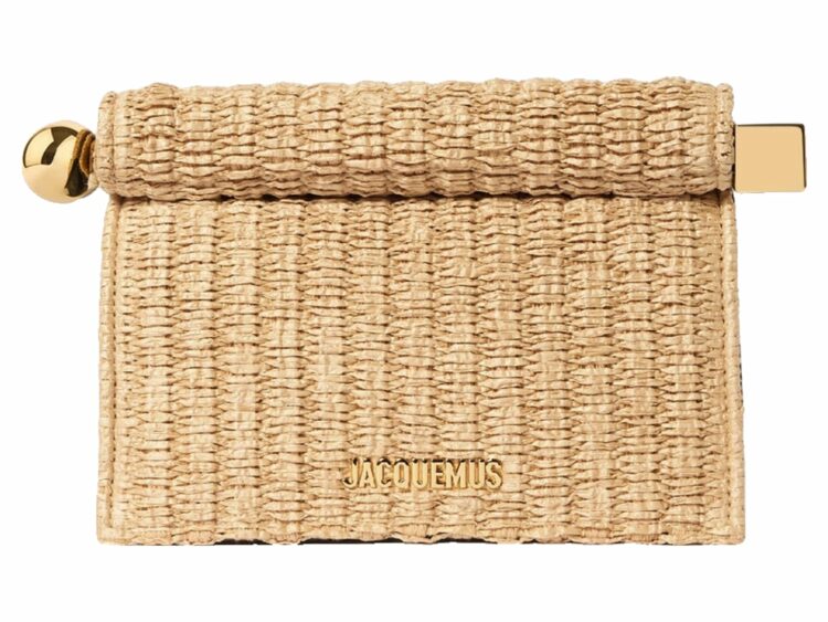 Jacquemus La Petite Pochette Rond Carré Natural/Black