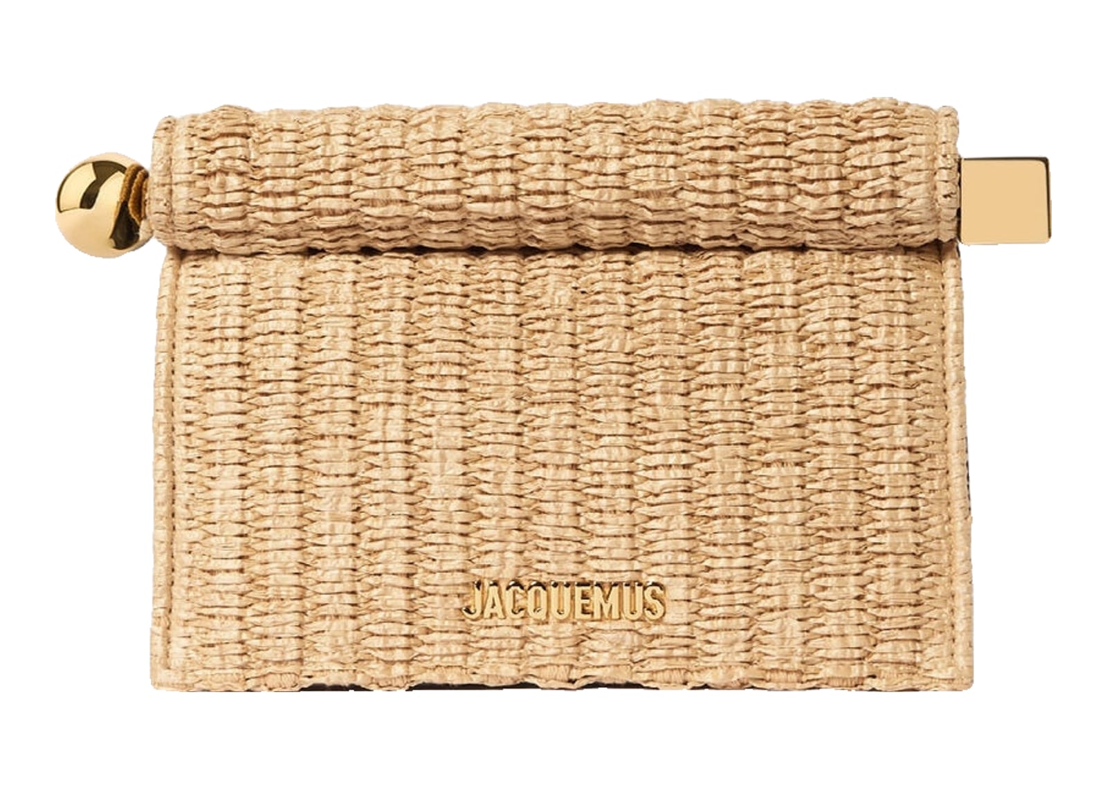 Jacquemus La Petite Pochette Rond Carré Natural/Black