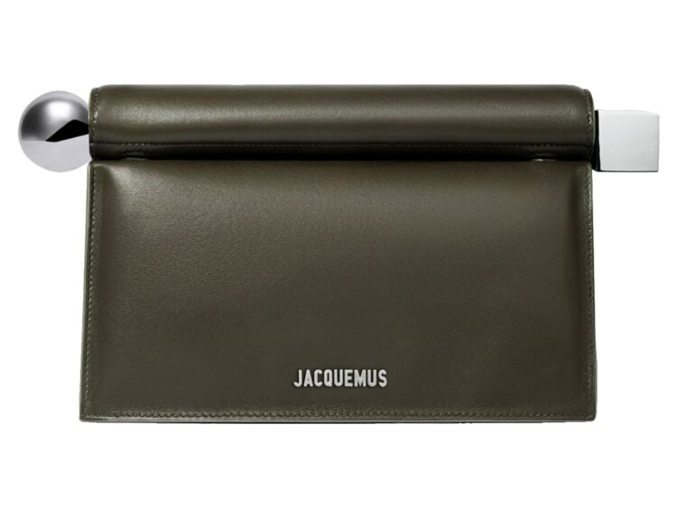 Jacquemus La Pochette Rond Carré Dark Khaki