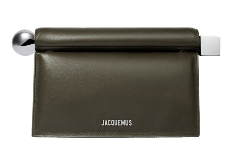 Jacquemus La Pochette Rond Carré Dark Khaki