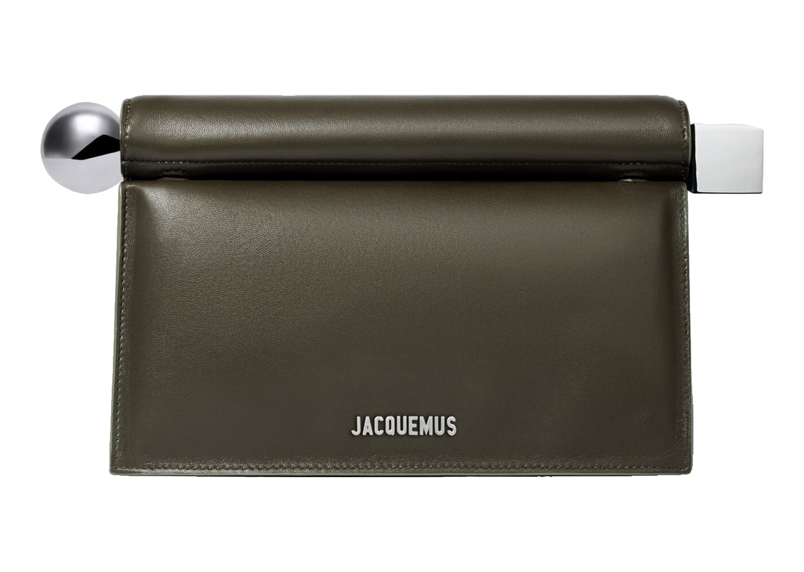 Jacquemus La Pochette Rond Carré Dark Khaki
