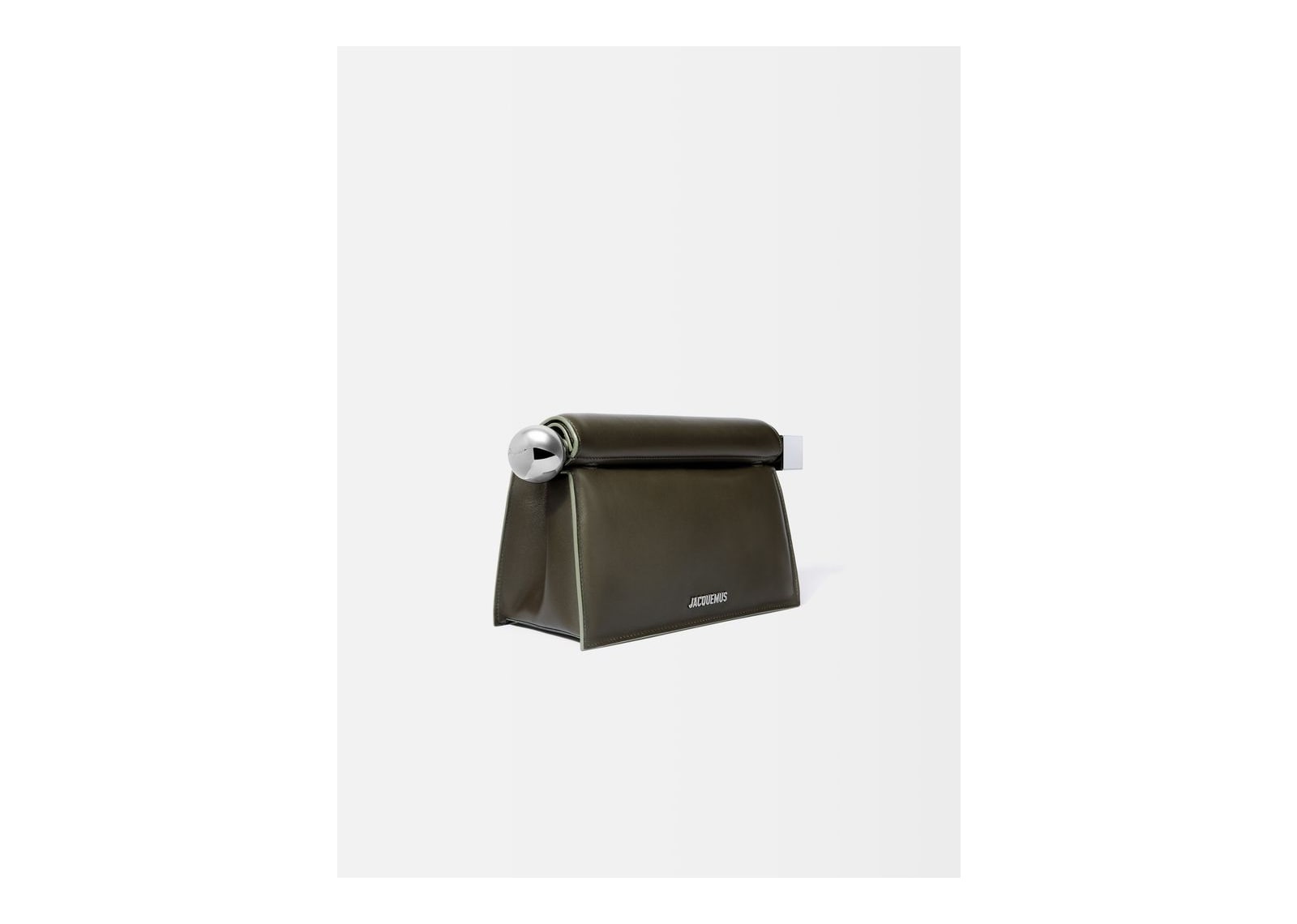 Jacquemus La Pochette Rond Carré Dark Khaki - görsel 2