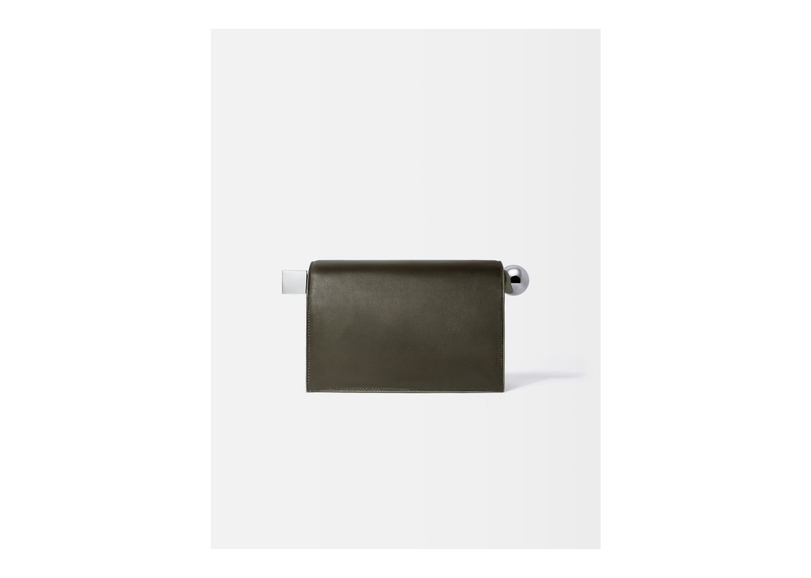 Jacquemus La Pochette Rond Carré Dark Khaki - görsel 3