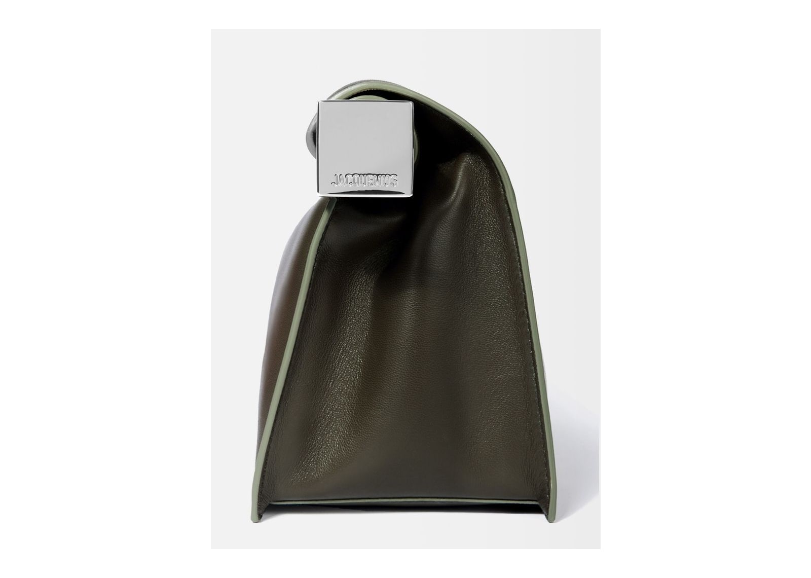 Jacquemus La Pochette Rond Carré Dark Khaki - görsel 4