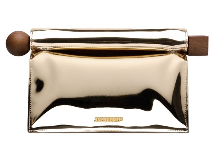 Jacquemus La Pochette Rond Carré Gold