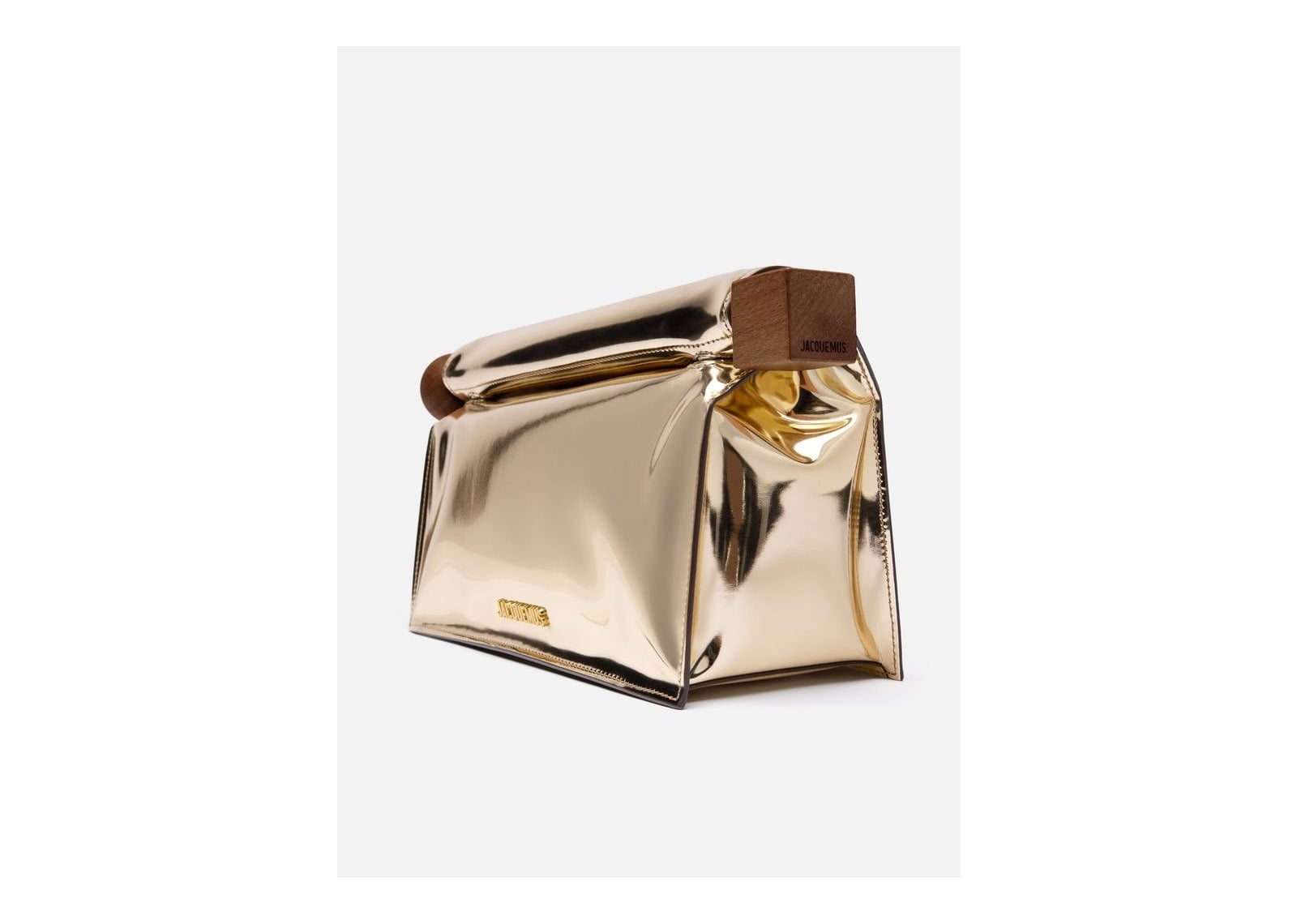 Jacquemus La Pochette Rond Carré Gold - görsel 4