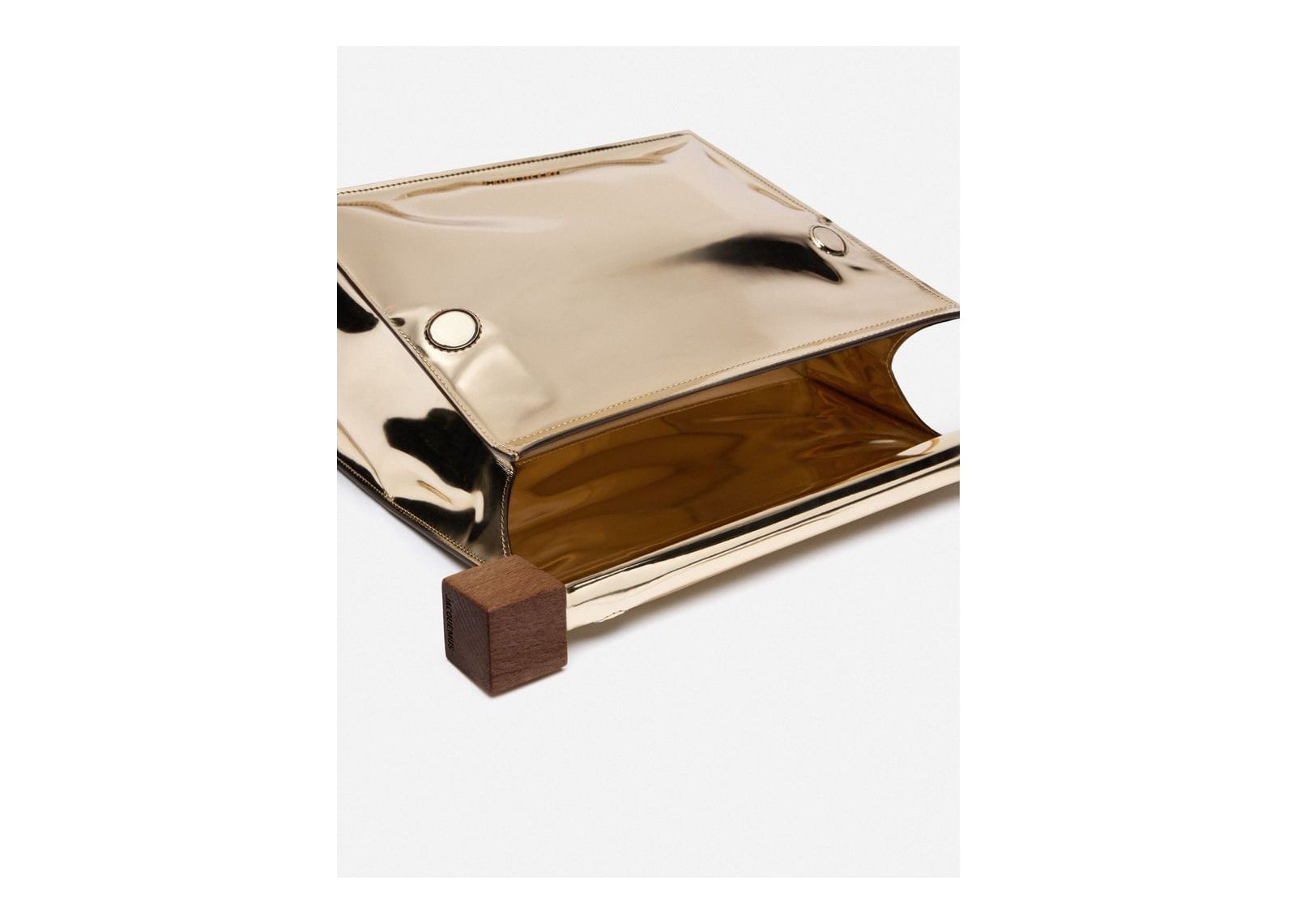Jacquemus La Pochette Rond Carré Gold - görsel 5