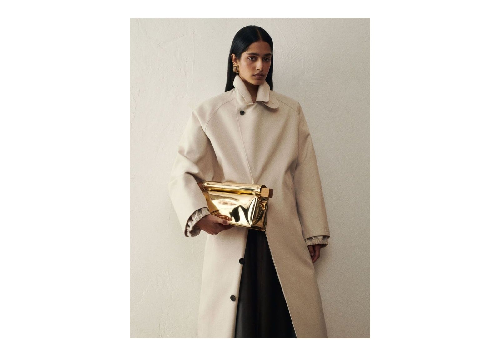 Jacquemus La Pochette Rond Carré Gold - görsel 6
