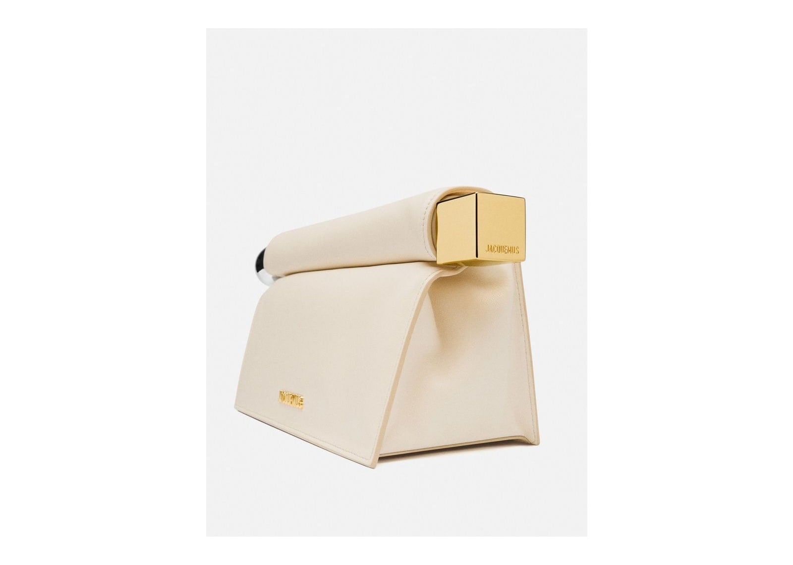 Jacquemus La Pochette Rond Carré Light Ivory - görsel 4