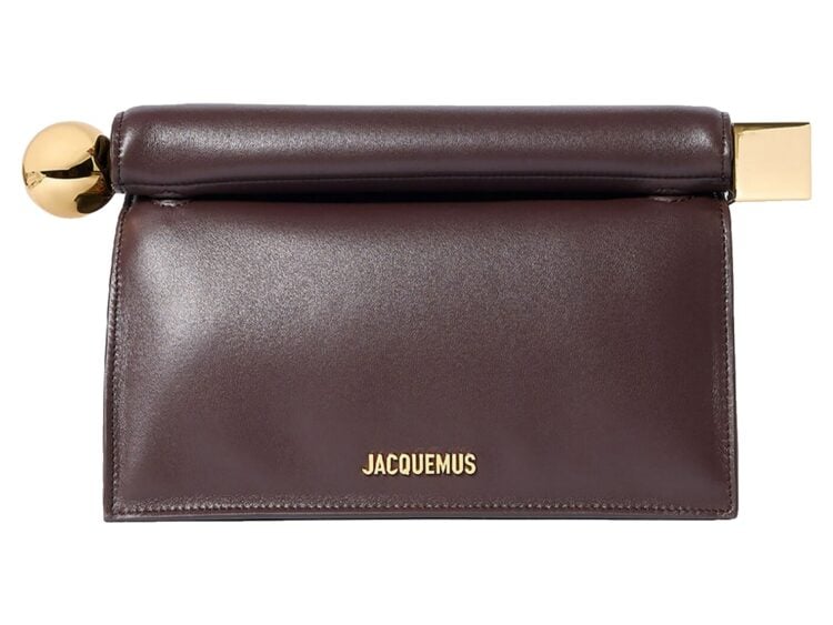 Jacquemus La Pochette Rond Carré Midnight Brown