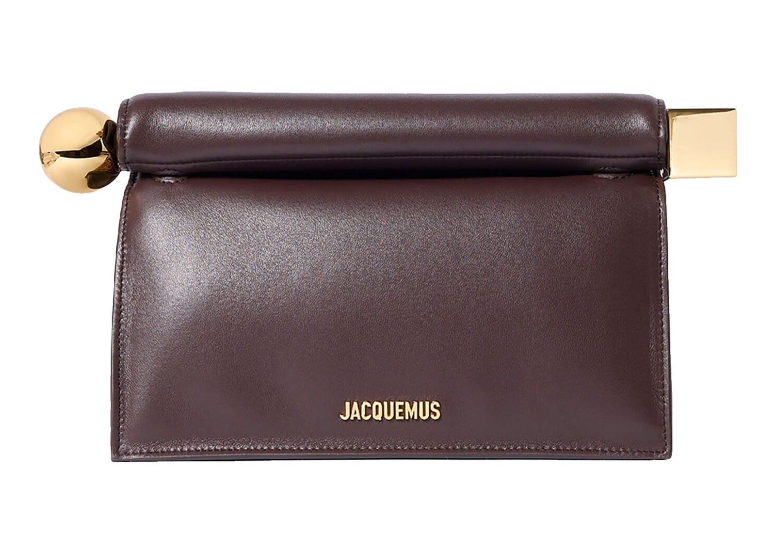 Jacquemus La Pochette Rond Carré Midnight Brown