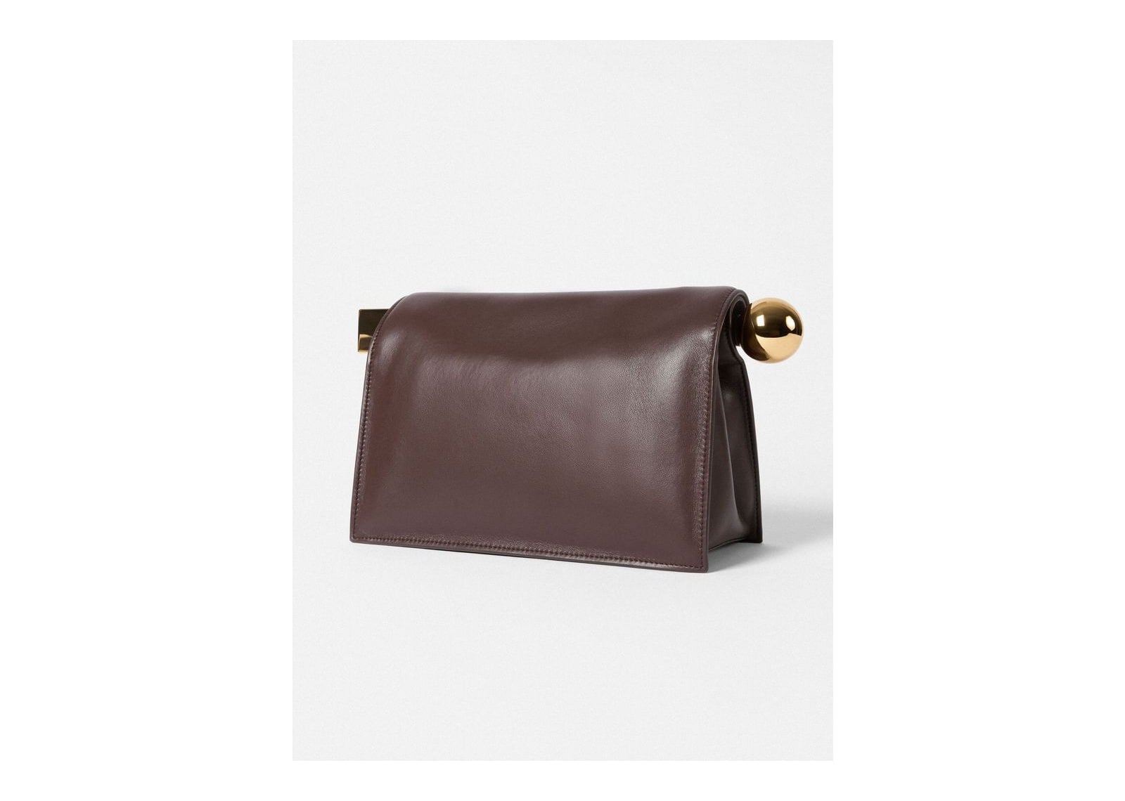Jacquemus La Pochette Rond Carré Midnight Brown - görsel 4