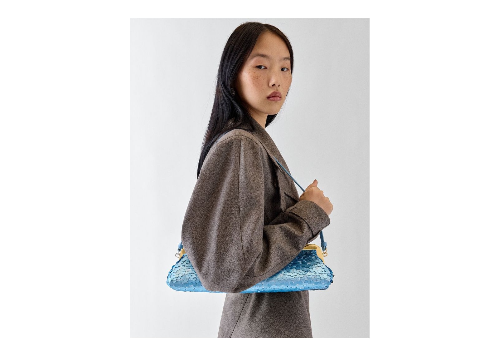 Jacquemus La Pochette Salon Blue Grey - görsel 3