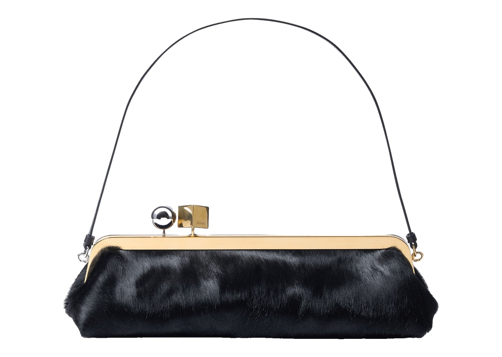 Jacquemus La Pochette Salon Pony Hair Black