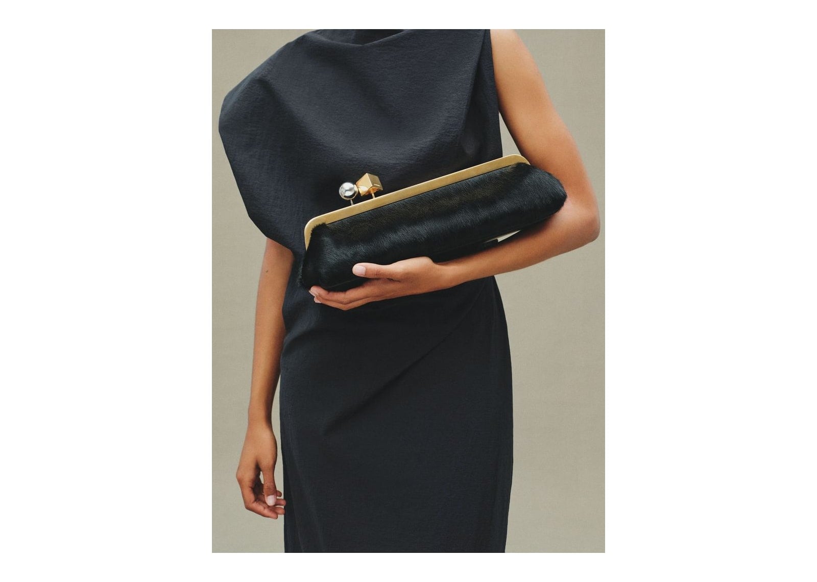 Jacquemus La Pochette Salon Pony Hair Black - görsel 2