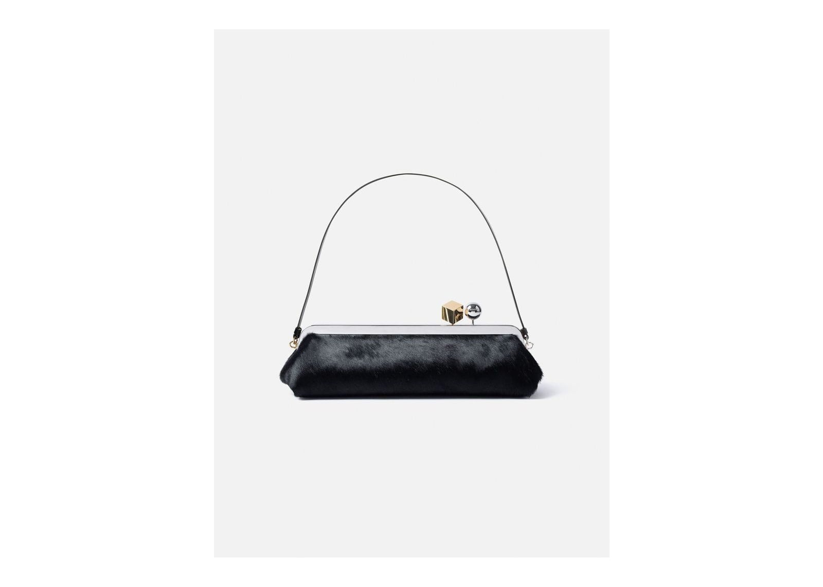 Jacquemus La Pochette Salon Pony Hair Black - görsel 4