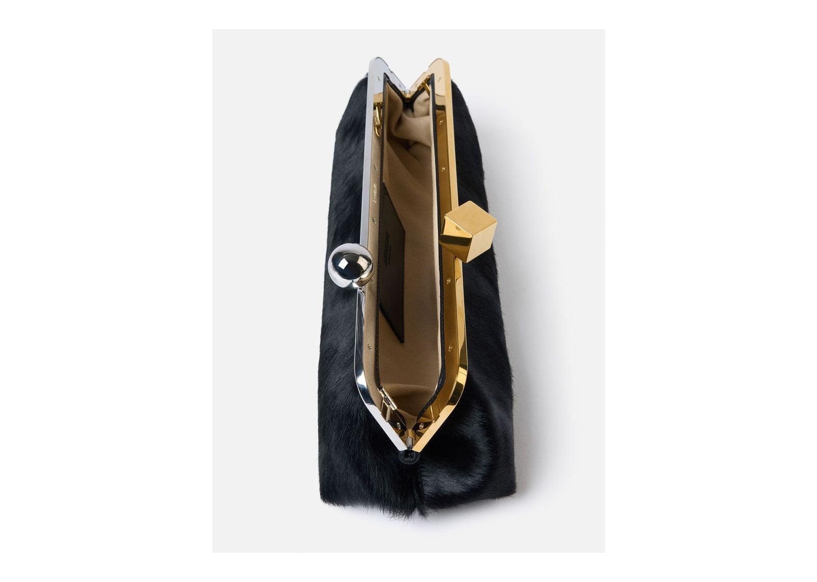 Jacquemus La Pochette Salon Pony Hair Black - görsel 5