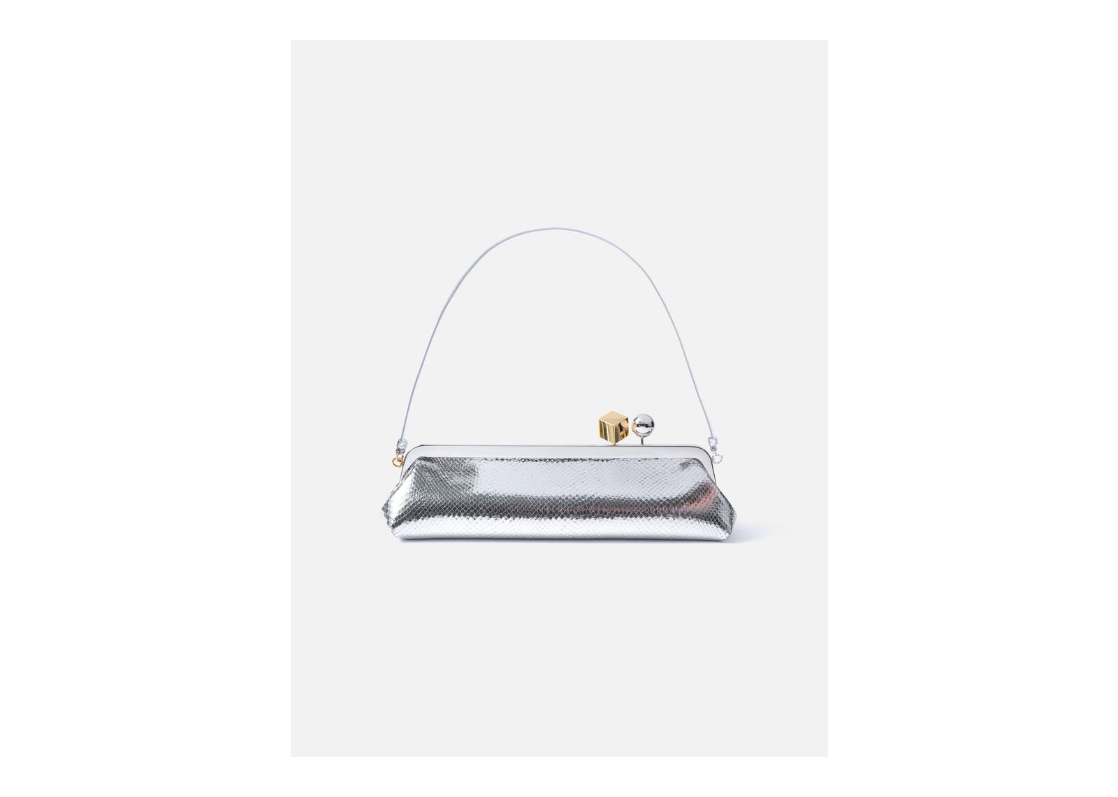 Jacquemus La Pochette Salon Silver - görsel 3